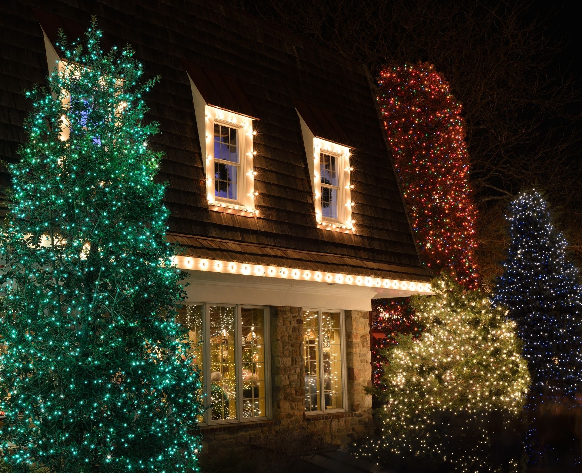 Residential Christmas Lights Installation
