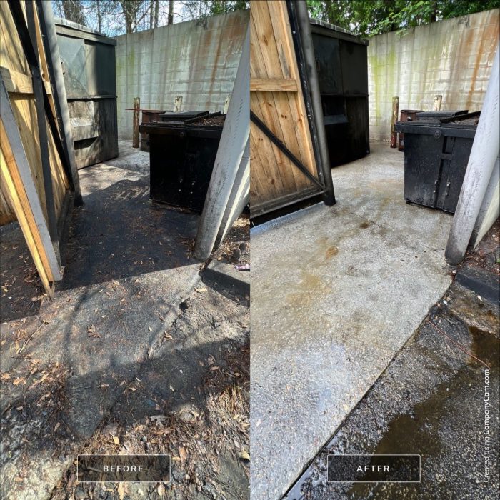 Dumpster Pad Cleaning service in Summerville SC