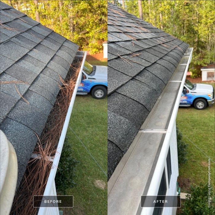 Gutter Cleaning job in Summerville SC