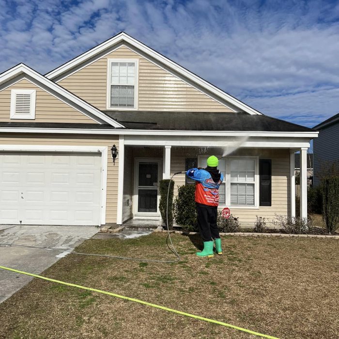 House Washing project in Summerville SC