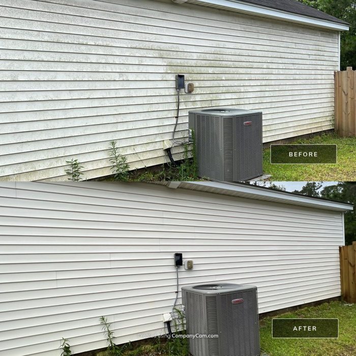Pressure Washing project in Goose Creek SC