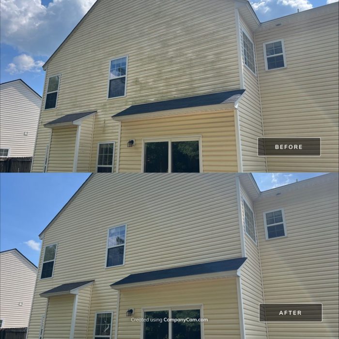 Pressure Washing project in Summerville SC