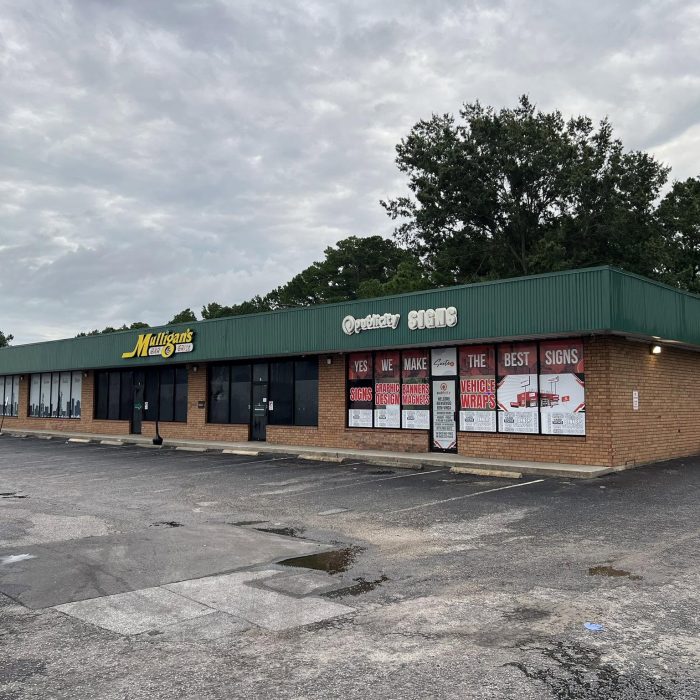 Storefront Cleaning project in Summerville SC